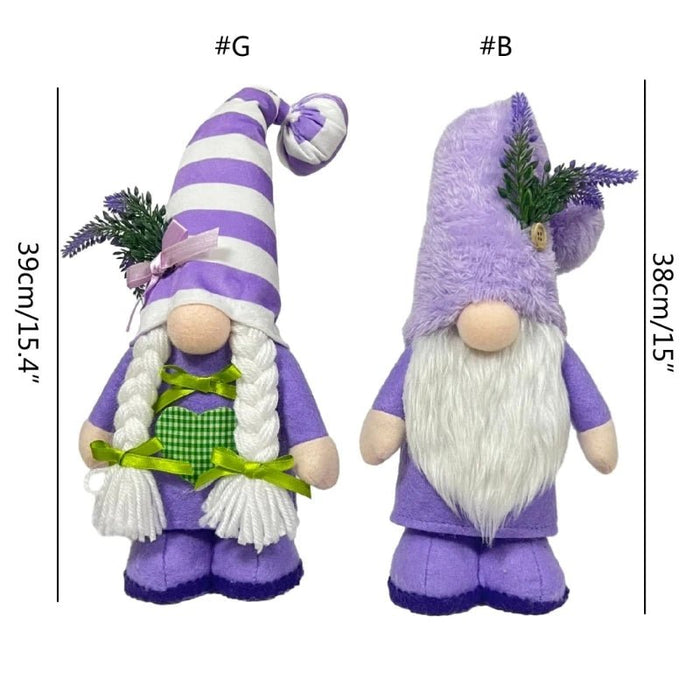 Nordic Lavendel Gnome – Scandinavische Kabouter – Stijlvolle Lente & Interieur Decoratie - Bivakshop