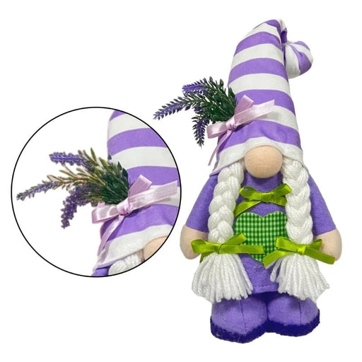 Nordic Lavendel Gnome – Scandinavische Kabouter – Stijlvolle Lente & Interieur Decoratie - Bivakshop