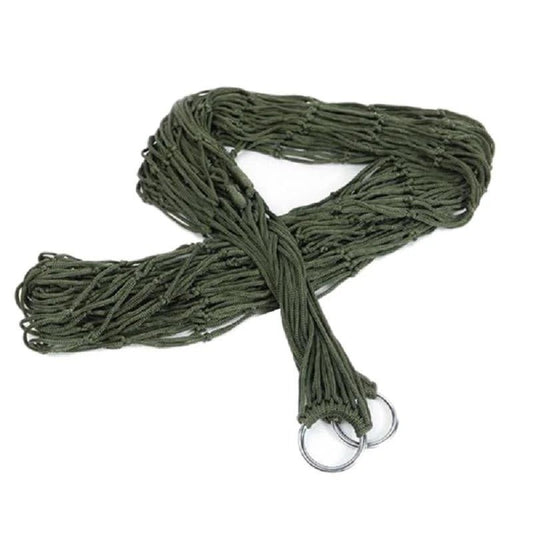 Nylon touw meshy hangmat voor buitenslapen - Net bed met touw - Bivakshop