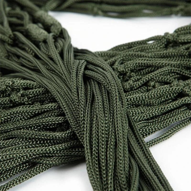 Nylon touw meshy hangmat voor buitenslapen - Net bed met touw - Bivakshop
