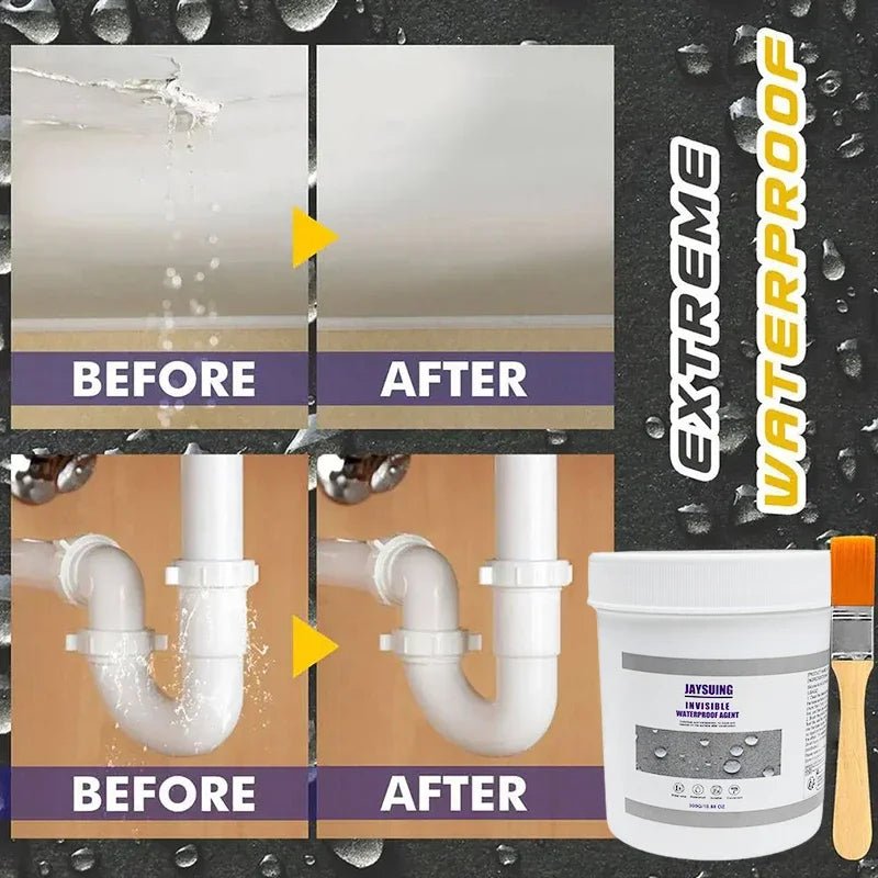 Onzichtbare waterdichte coating - Super afdichtingslijm voor lekkageherstel - Bivakshop