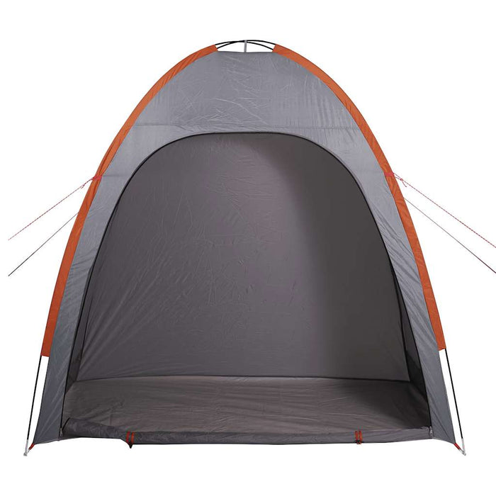 Opbergtent – Waterdichte tent – Grijs en oranje – Ruime opslag - Bivakshop