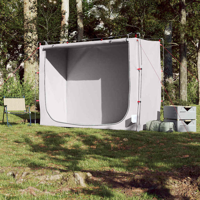 Opbergtent – Waterdichte tent – Grijs en oranje – Ruime opslag - Bivakshop