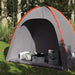 Opbergtent – Waterdichte tent – Grijs en oranje – Ruime opslag - Bivakshop