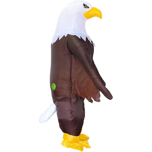 Opblaasbaar Adelaar Kostuum voor Volwassenen – Stoer Bald Eagle Carnavalspak - Bivakshop