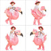 Opblaasbaar Flamingo Kostuum voor Volwassenen & Kinderen – Vrolijk Carnavalspak – Roze Mascotte Outfit - Bivakshop