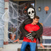 Opblaasbaar Grim Reaper Kostuum voor Volwassenen – Griezelig Carnavalspak – Magere Hein Ontvoeringspak - Bivakshop