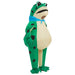 Opblaasbaar Kikker Kostuum voor Volwassenen – Grappig Full Body Blow - Up Pak – Carnaval & Cosplay - Bivakshop