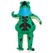 Opblaasbaar Kikker Kostuum voor Volwassenen – Grappig Full Body Blow - Up Pak – Carnaval & Cosplay - Bivakshop