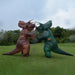 Opblaasbaar Triceratops Kostuum voor Volwassenen – Hilarisch Dinosaurus Carnavalspak - Bivakshop