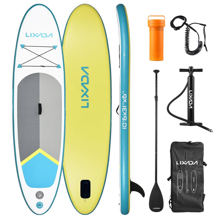 Opblaasbare stand up paddleboard - Sup board set - 6 inch dik - Bivakshop