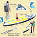 Opblaasbare stand up paddleboard - Sup board set - 6 inch dik - Bivakshop