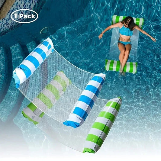 Opblaasbare zwembad hangmat - 4 - in - 1 multifunctioneel - Ideaal voor volwassenen - Bivakshop