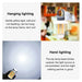 Oplaadbare LED campinglamp – Superheldere draagbare lamp met 5 lichtstanden en haakdesign - Bivakshop