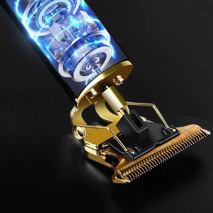 Oplaadbare professionele elektrische haarknipper - Precisie en comfort voor hairstyling - Bamboe groen - Bivakshop