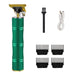 Oplaadbare professionele elektrische haarknipper - Precisie en comfort voor hairstyling - Bamboe groen - Bivakshop