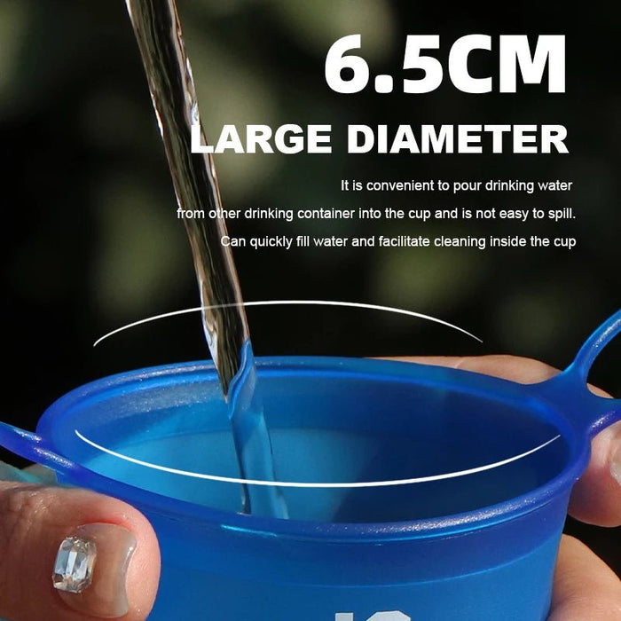 Opvouwbaar Drinkbeker 200ml – Soft Cup – Lichtgewicht & Compact - Bivakshop