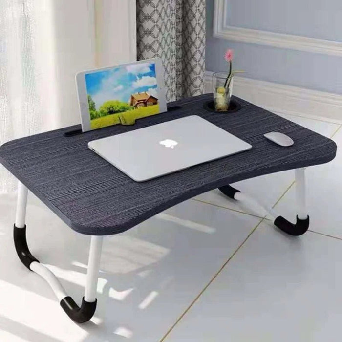 Opvouwbaar laptopbureau met beker- en tablethouder - Veelzijdige en ergonomische werkplek - Bivakshop