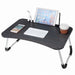 Opvouwbaar laptopbureau met beker- en tablethouder - Veelzijdige en ergonomische werkplek - Bivakshop
