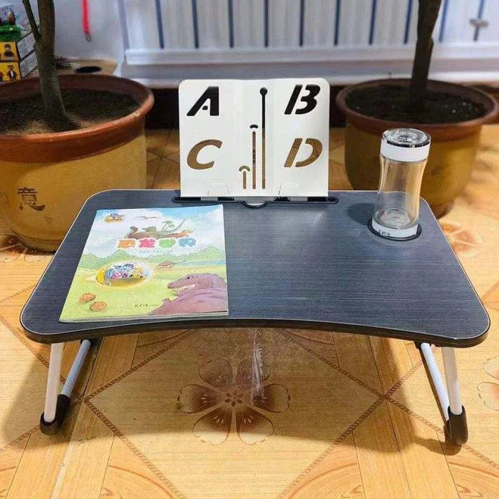Opvouwbaar laptopbureau met beker- en tablethouder - Veelzijdige en ergonomische werkplek - Bivakshop