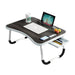 Opvouwbaar laptopbureau met beker- en tablethouder - Veelzijdige en ergonomische werkplek - Bivakshop