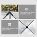 Opvouwbaar windscherm van 5,6 meter – Winddichte campingwand voor BBQ, picknick & strand - Bivakshop