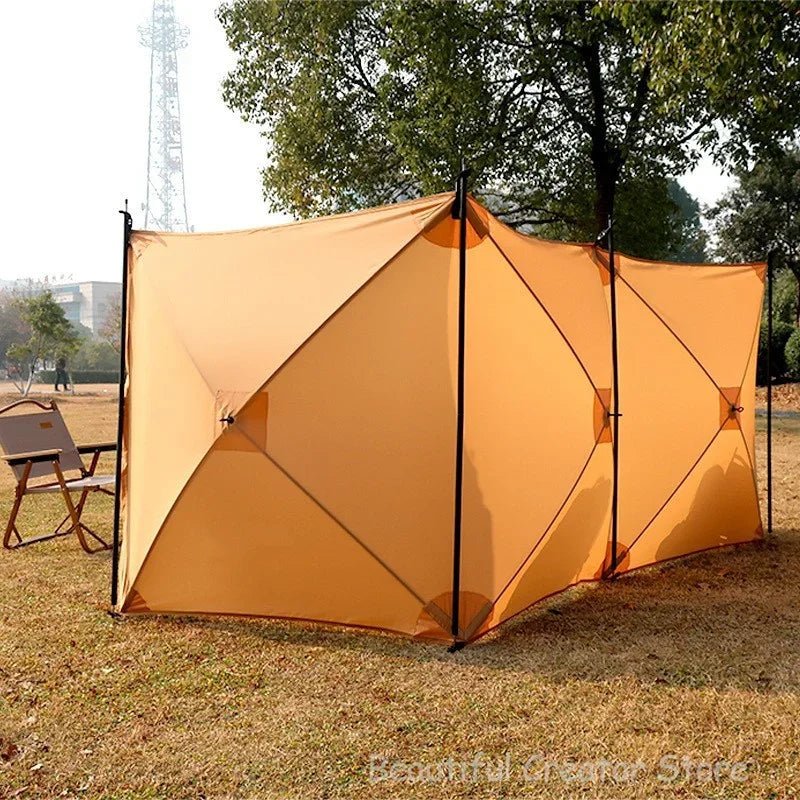 Opvouwbaar windscherm van 5,6 meter – Winddichte campingwand voor BBQ, picknick & strand - Bivakshop