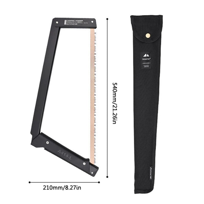 Opvouwbare 21 - inch Zaag met lange handgreep - Veelzijdige houtzaag - Voor kamperen & houtbewerking - Bivakshop