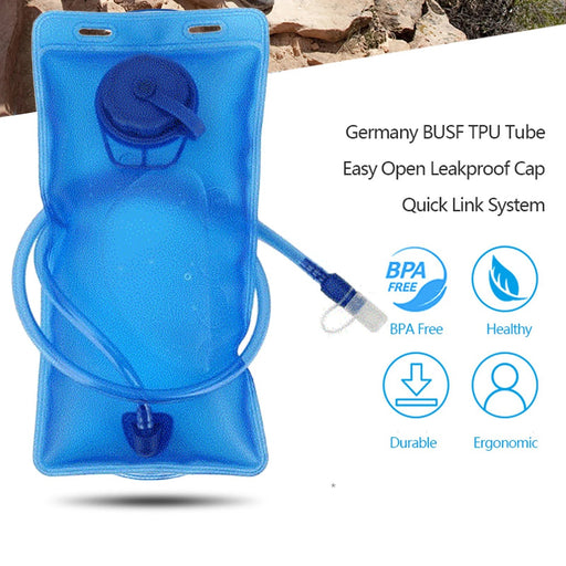 Opvouwbare 2L hydratatie waterzak – Eva lekvrije drinkzak met slang – Outdoor hiking & camping accessoire - Bivakshop