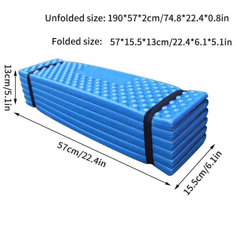 Opvouwbare campingmat – Ultralicht en waterdicht slaapmatje voor outdoor en reizen - Bivakshop
