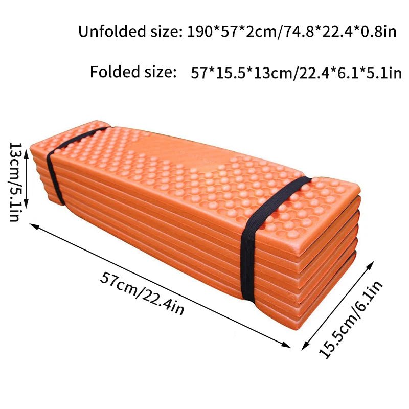 Opvouwbare campingmat – Ultralicht en waterdicht slaapmatje voor outdoor en reizen - Bivakshop