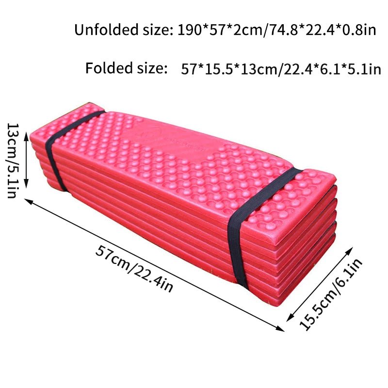Opvouwbare campingmat – Ultralicht en waterdicht slaapmatje voor outdoor en reizen - Bivakshop