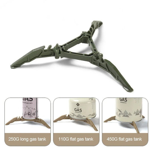 Opvouwbare gasfleshouder - Stabiele outdoor standaard - Bivakshop