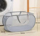 Opvouwbare horizontale wasmand – Ademend mesh met grote capaciteit - Voor thuisgebruik - Bivakshop