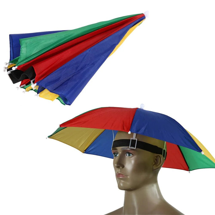 Opvouwbare parapluhoed – Handige zonne - en regenbescherming voor outdoor & vissen - Bivakshop