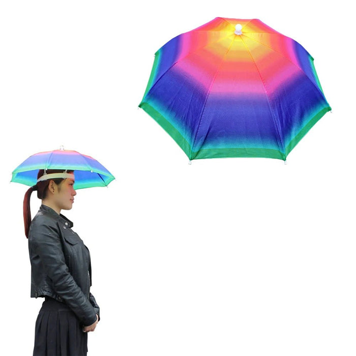 Opvouwbare parapluhoed – Handige zonne - en regenbescherming voor outdoor & vissen - Bivakshop