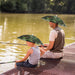 Opvouwbare parapluhoed – Handige zonne - en regenbescherming voor outdoor & vissen - Bivakshop
