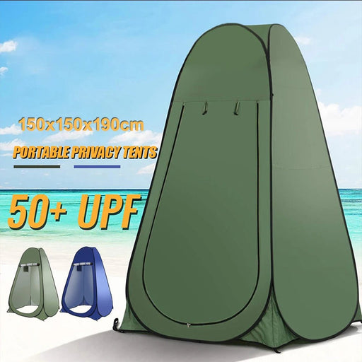 Opvouwbare pop - up privétent voor camping - Ruime omkleedruimte voor douchen & toilet - Bivakshop