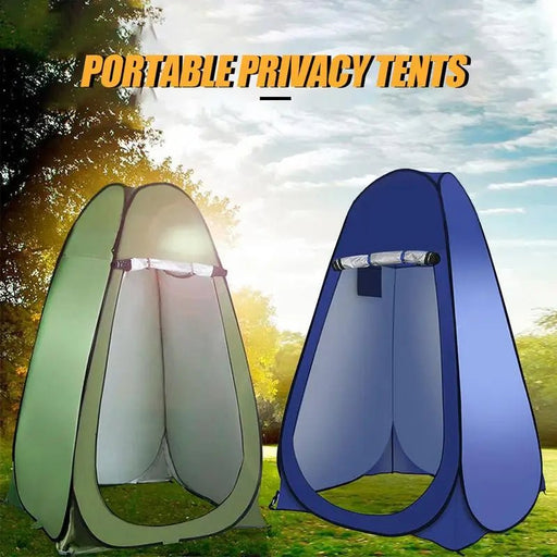 Opvouwbare pop - up privétent voor camping - Ruime omkleedruimte voor douchen & toilet - Bivakshop
