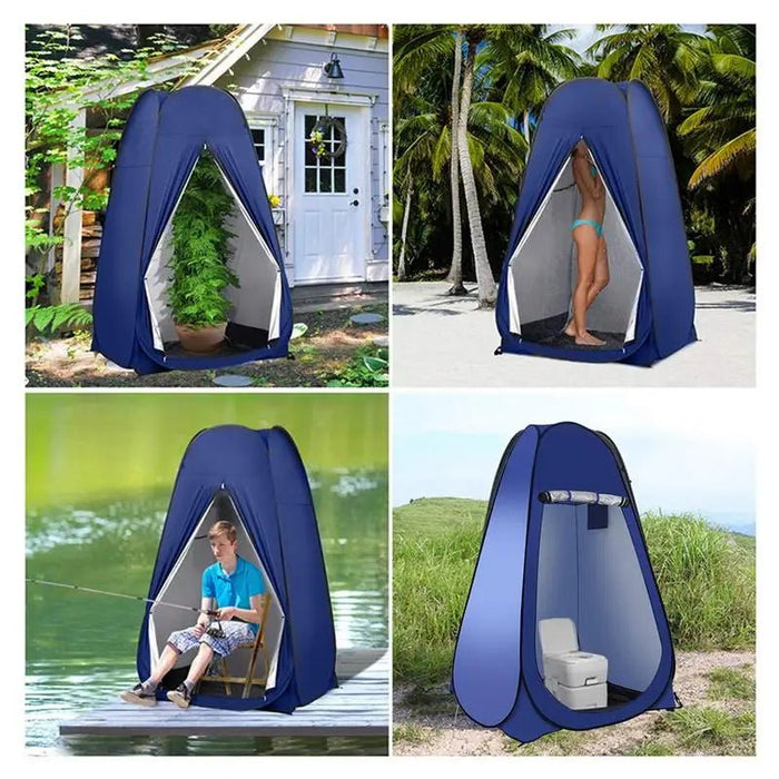 Opvouwbare pop - up privétent voor camping - Ruime omkleedruimte voor douchen & toilet - Bivakshop