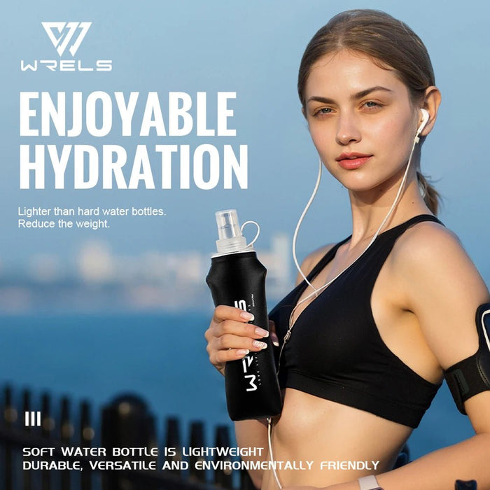 Opvouwbare Soft Flask – Lichtgewicht TPU Waterfles (150ml, 250ml, 500ml) – Flexibel Voor Sport & Hiking - Bivakshop