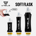 Opvouwbare Soft Flask – Lichtgewicht TPU Waterfles (150ml, 250ml, 500ml) – Flexibel Voor Sport & Hiking - Bivakshop