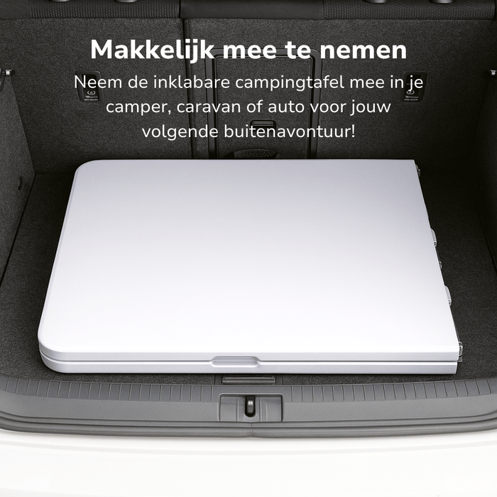 Opvouwbare tafel 180×74×74 cm – Stevig & draagbaar – Voor binnen & buiten - Bivakshop