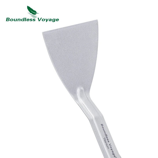 Opvouwbare titanium spatel – ultralicht & duurzaam - Bivakshop