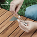 Opvouwbare titanium spatel – ultralicht & duurzaam - Bivakshop