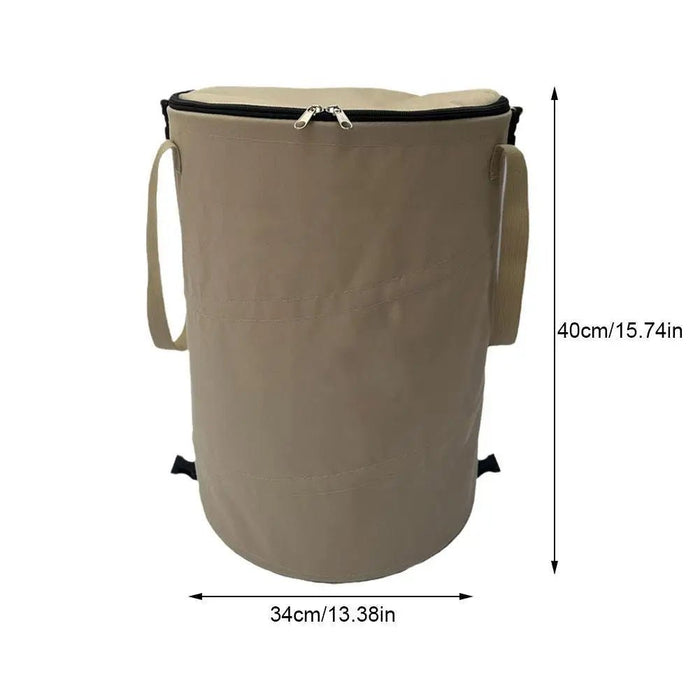 Opvouwbare tuinafvalzak van oxforddoek - Grote duurzame opslagzak voor tuin, kamperen & indoor gebruik - Bivakshop
