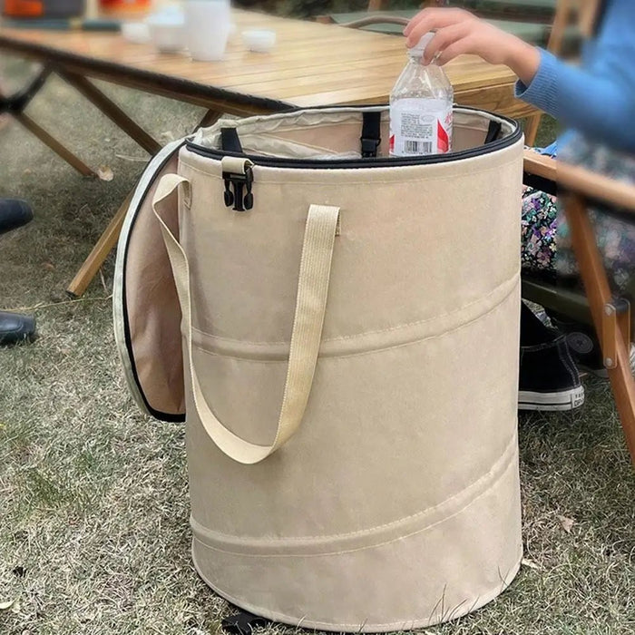 Opvouwbare tuinafvalzak van oxforddoek - Grote duurzame opslagzak voor tuin, kamperen & indoor gebruik - Bivakshop