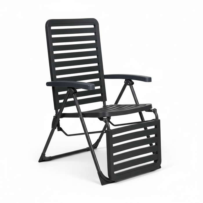 Lifetime Garden verstelbare relaxstoel met voetensteun