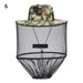 Opvouwbare unisex muggenhoed – Visserspet met verborgen net voor insectenbescherming & zonwering - Bivakshop