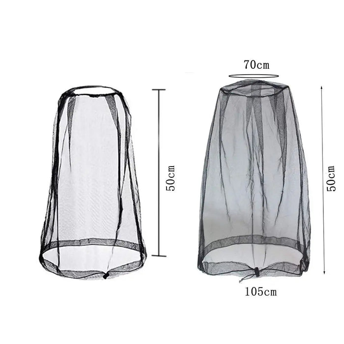 Opvouwbare unisex muggenhoed – Visserspet met verborgen net voor insectenbescherming & zonwering - Bivakshop